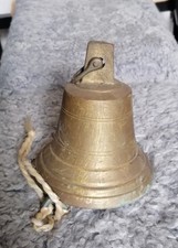 SEHR ALTE BRONZE-SCHIFFSGLOCKE   14 X 13 cm schwer 
