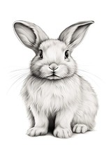 BÜGELBILD-Vintage-Shabby-Nostalgie-Ostern-Hase-Bunny-3476