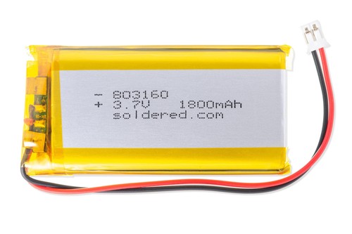 Soldered ion akku - soldered,