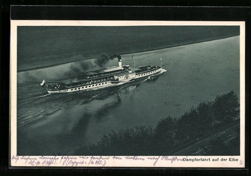 Dampferfahrt auf der - , elbe