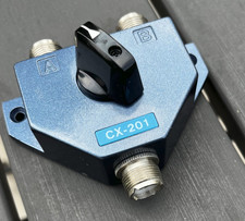 CX-201 2-Wege Antennenumschalter mit PL Anschluss, Amateurfunk CB Funk Funkgerät
