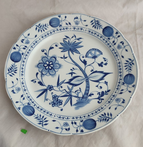 Zwiebelmuster kuchenteller - zwiebelmuster,