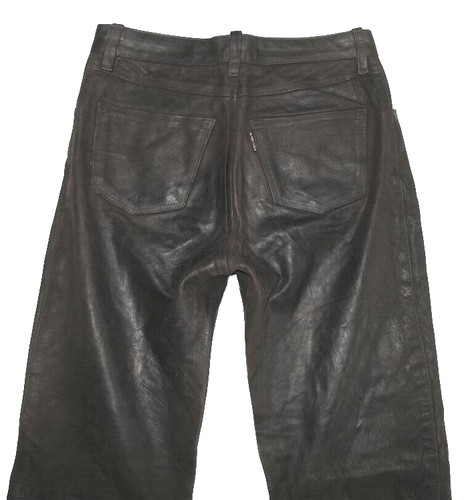 Pantera herren lederjeans - lederjeans, /