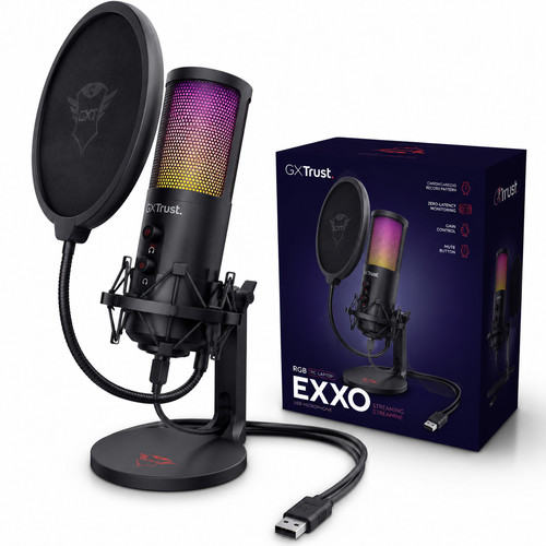 Usb streaming mikrofon rgb - streaming,