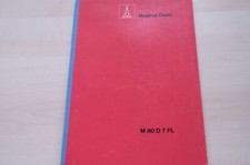 222263) Magirus Deutz LKW M 80 D 7 FL - tech. Beschreibung - Prospekt 06/1969