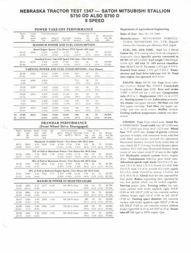 Nebraska traktor prüfbericht - nebraska,
