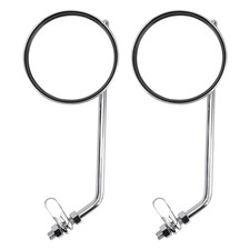 Paar Spiegel Custom rund - 4"