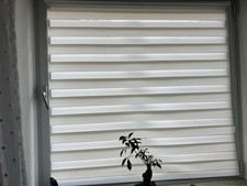 2x Doppelrollo weiß Klemmfix ohne bohren