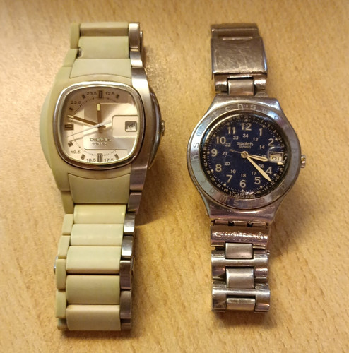 Diesel uhr und swatch - swatch,