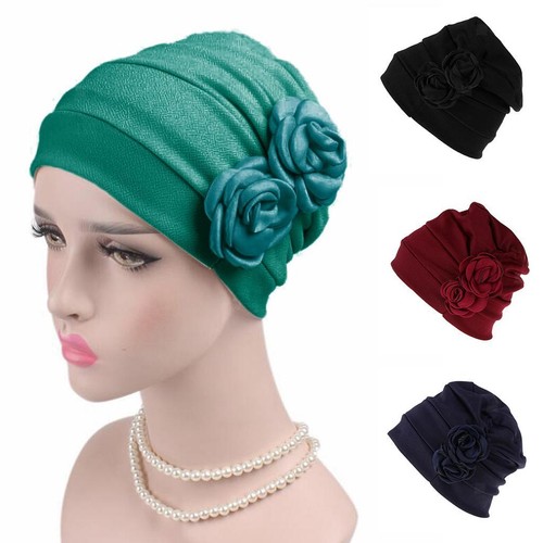 Elastische blumen kopftuch - elastische,