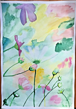 Aquarellbild, Original