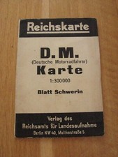 alte Reichskarte D.M. Blatt Schwerin von 1924 Lüneburg Güstow Parchim Wismar