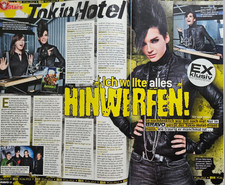 Tokio Hotel - A4 Bericht - Clipping (2seitig) - BRAVO - Bill Kaulitz