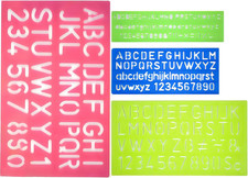 Schablonen Buchstaben Buchstabenschablonen Zufällige Farbe Zeichenschablone DIY