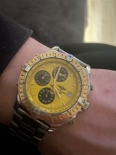 Breitling Chronomat gelbes Zifferblatt Herrenuhr - A20048
