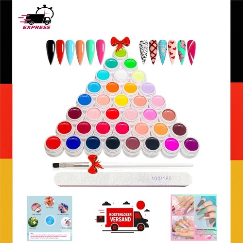 Gel nagellack set farben - nagellack, 36