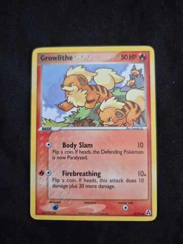 Growlithe common legend - growlithe,