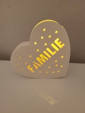 Deko Herz mit Licht 