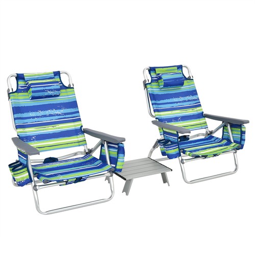2er set campingstühle mit alu - campingstühle,