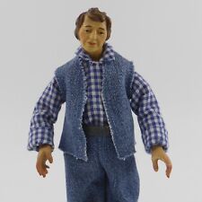 Krippenfigur Holz bekleidet 21 cm Holzschnitzerei Oberammergau (25)