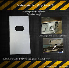BMW E39 1x Reparaturbleche Einschweiß Lochblech 190x100x1,5 passt bei BMW E39