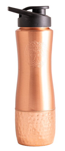 Kupfertrinkflasche mit