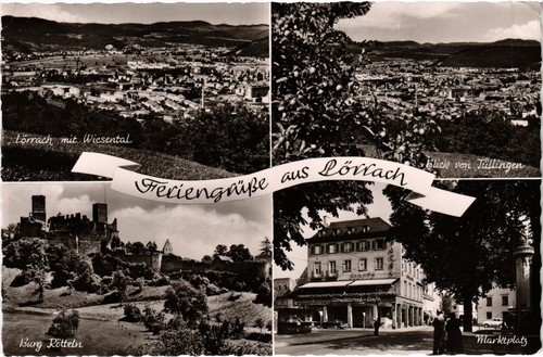 Cpa lorrach souvenir - ak,