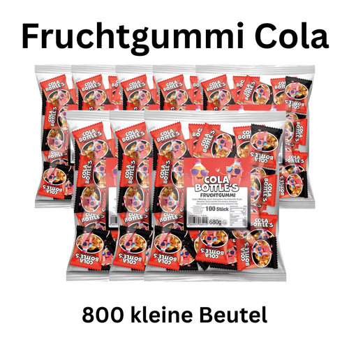 800 cola fruchtgummi - cola, mini