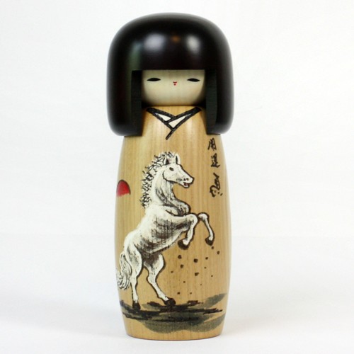 Kokeshi zum jahr des pferds - zum,