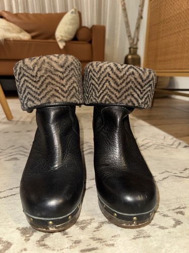 Ugg cora lynnea black leather - black,