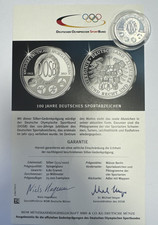 Silbermedaille 333er - 100