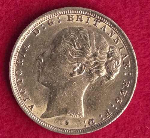 1887 victoria young head gold - young,