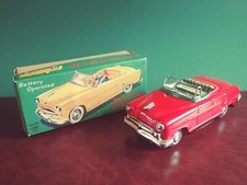 Seltener 1950er TN Nomura Japan Ford Blechspielzeug Tin Toy mit OVP