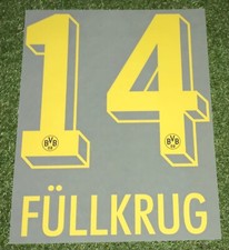 Niklas Füllkrug Flock in Matchworn Size für euer BVB Dortmund Trikot 2023/24
