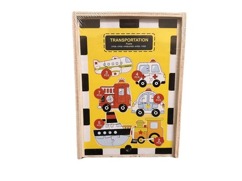 Puzzle box fahrzeuge - puzzle-box, aus
