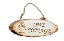 Personalisierte Holzschild Plakette maßgeschneidert Wand Tür Laser graviert