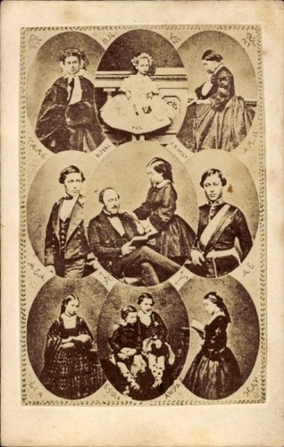 Cdv britisches königshau - cdv,