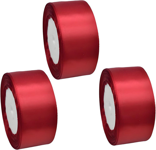 Rollen satinband rot - 3,