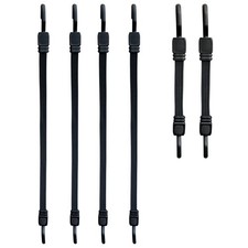 Set of 6 Flat Clamping Rubbers