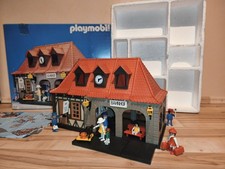 Playmobil Bahnhof 4300 zur Eisenbahn mit OVP+BA,Fachwerkhaus,alt,selten