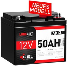 Gel Akku 12V 50Ah Blei Akku