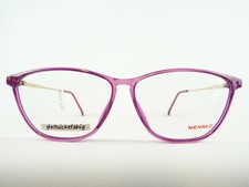 Damenbrille MENRAD Kunststoffgestell Markenbrillen groß leicht lila pink Gr. L