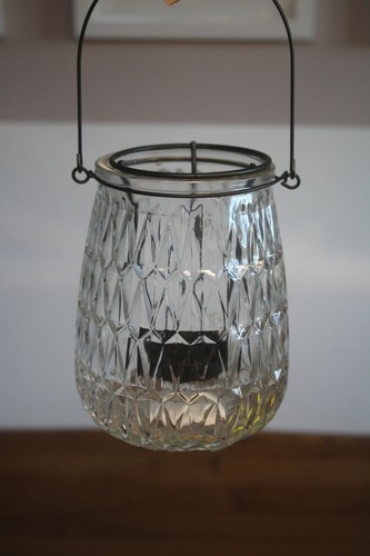 Windlicht aus glas - glas, mit
