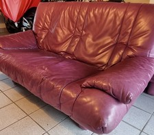 Rolf Benz Designer-Ledergarnitur