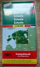 Landkarte 2er Set Estland freytag & berndt | Reiseführer 9783707917727 Baltikum