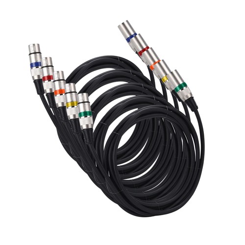 Xlr kabel 5er pack - kabel,