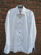 Olymp Luxor, Herrenhemd, Gr. 41, weiß, modern fit, Langarm