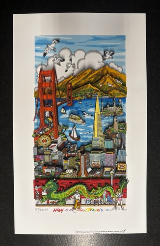 Charles fazzino original - charles, 3d