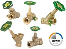  Schlösser Ventil aus Messing Absperrschieber Durchgangsventil Absperrhahn 