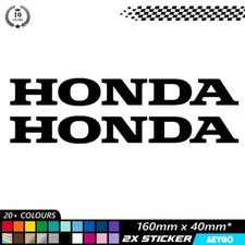 2 x Honda Vinyl Aufkleber